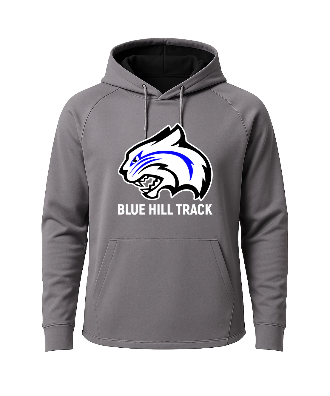 Blue Hill High School - Gray Hoodie - Full Front