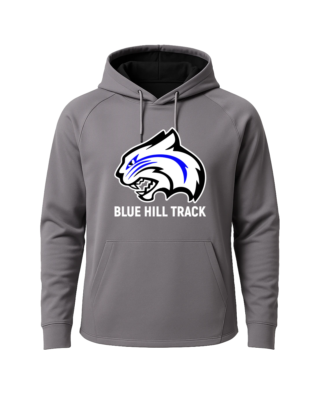 Blue Hill High School - Gray Hoodie - Full Front