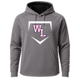 Wisconsin Lutheran Baseball - Gray Hoodie - Full Front