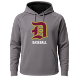 Denfeld Baseball - Gray Hoodie - Full Front