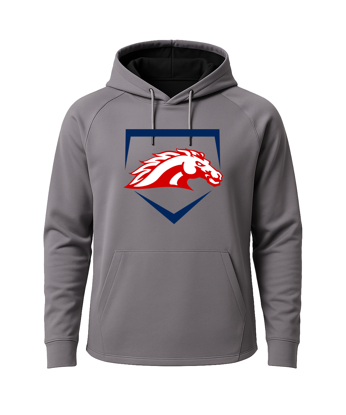Morrison Baseball - Gray Hoodie - Full Front