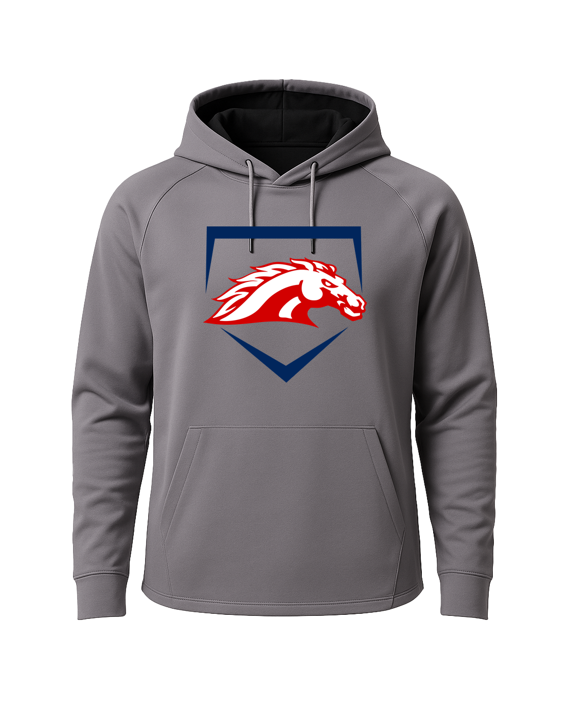 Morrison Baseball - Gray Hoodie - Full Front