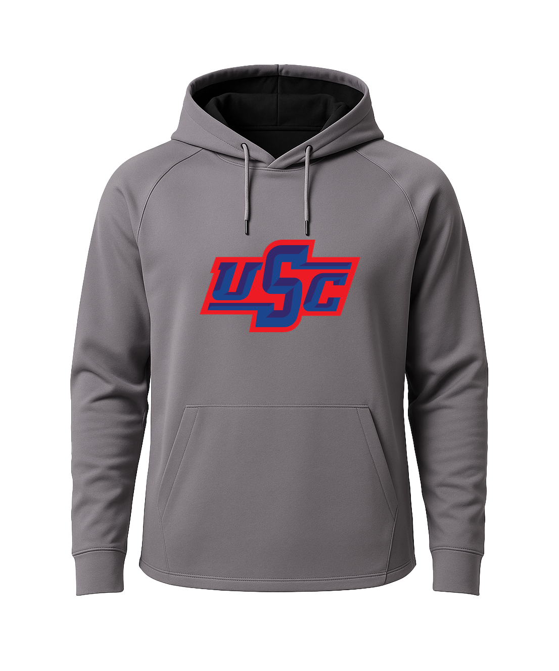 Wells Baseball & Softball - Gray Hoodie - Full Front