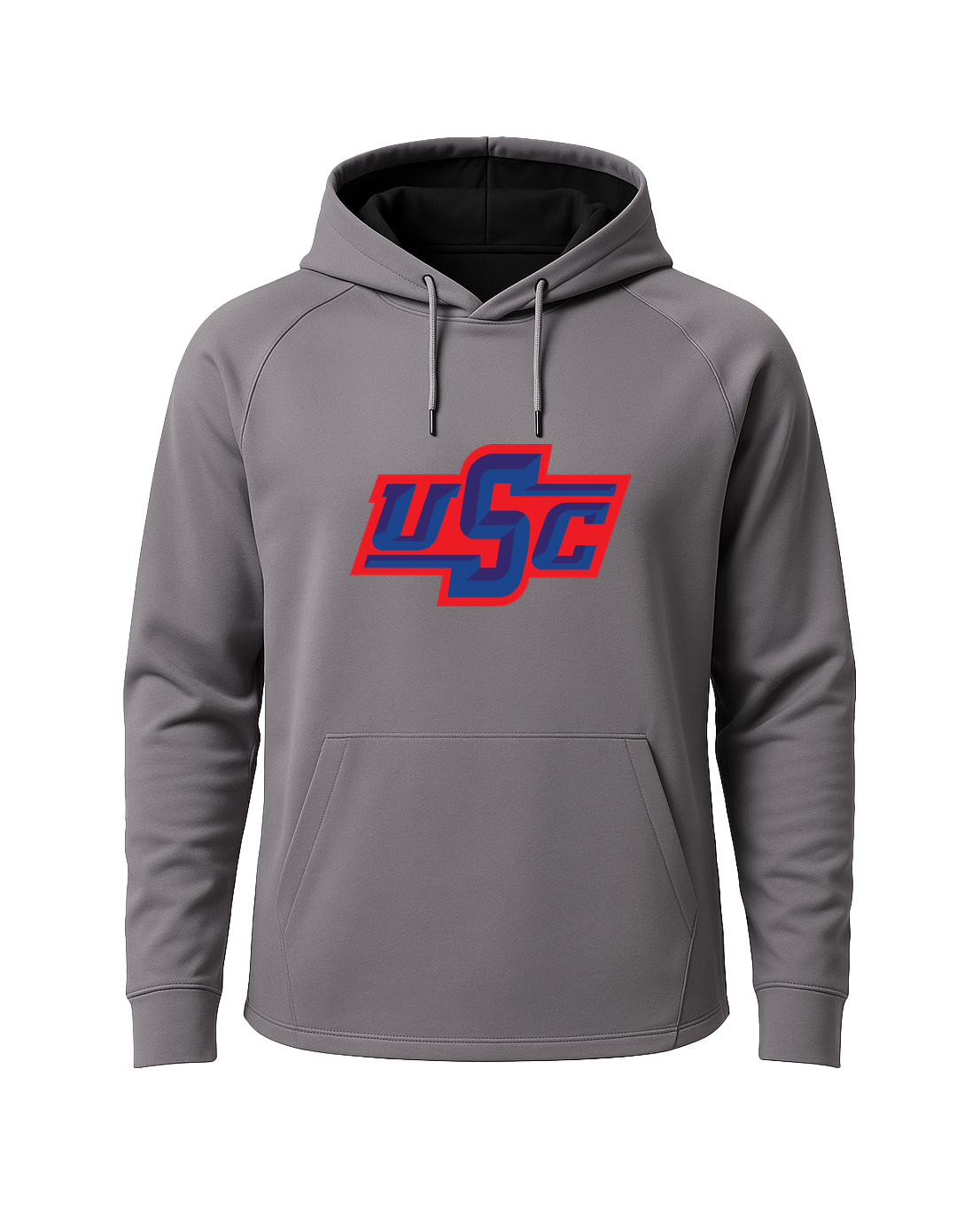 Wells Baseball & Softball - Gray Hoodie - Full Front