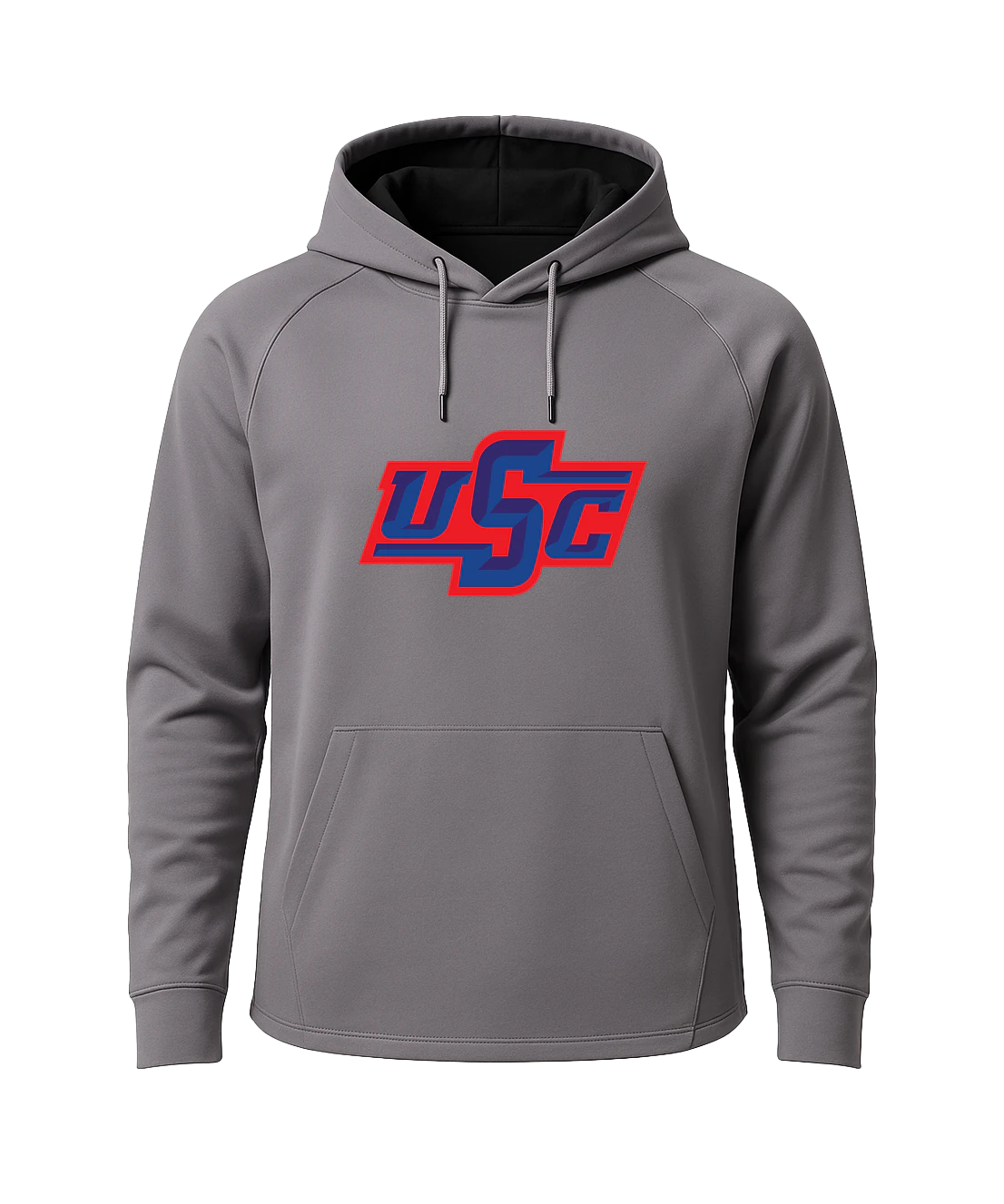 Wells Baseball & Softball - Gray Hoodie - Full Front