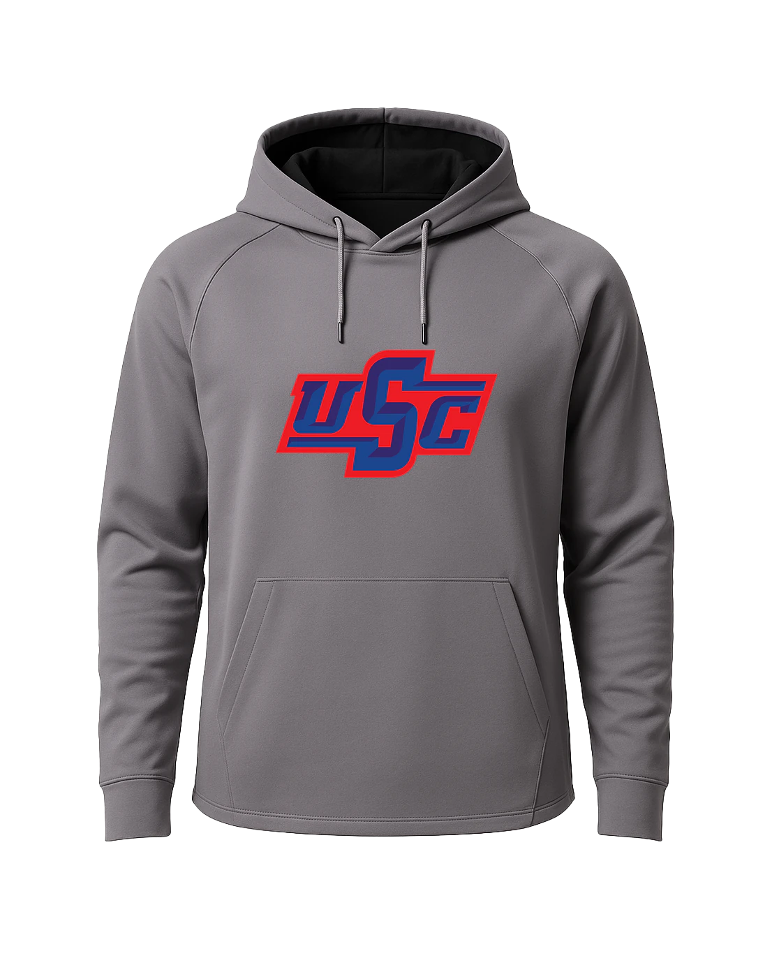 Wells Baseball & Softball - Gray Hoodie - Full Front