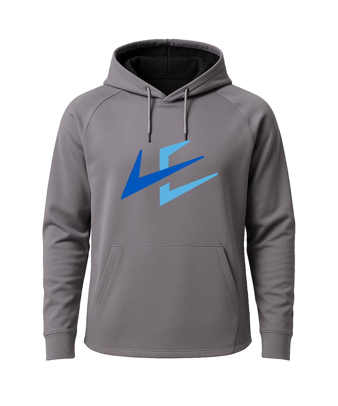 Leading Edge Rep Store - Gray Hoodie - Full Front