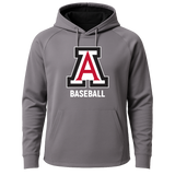 Amboy Baseball - Gray Hoodie - Full Front