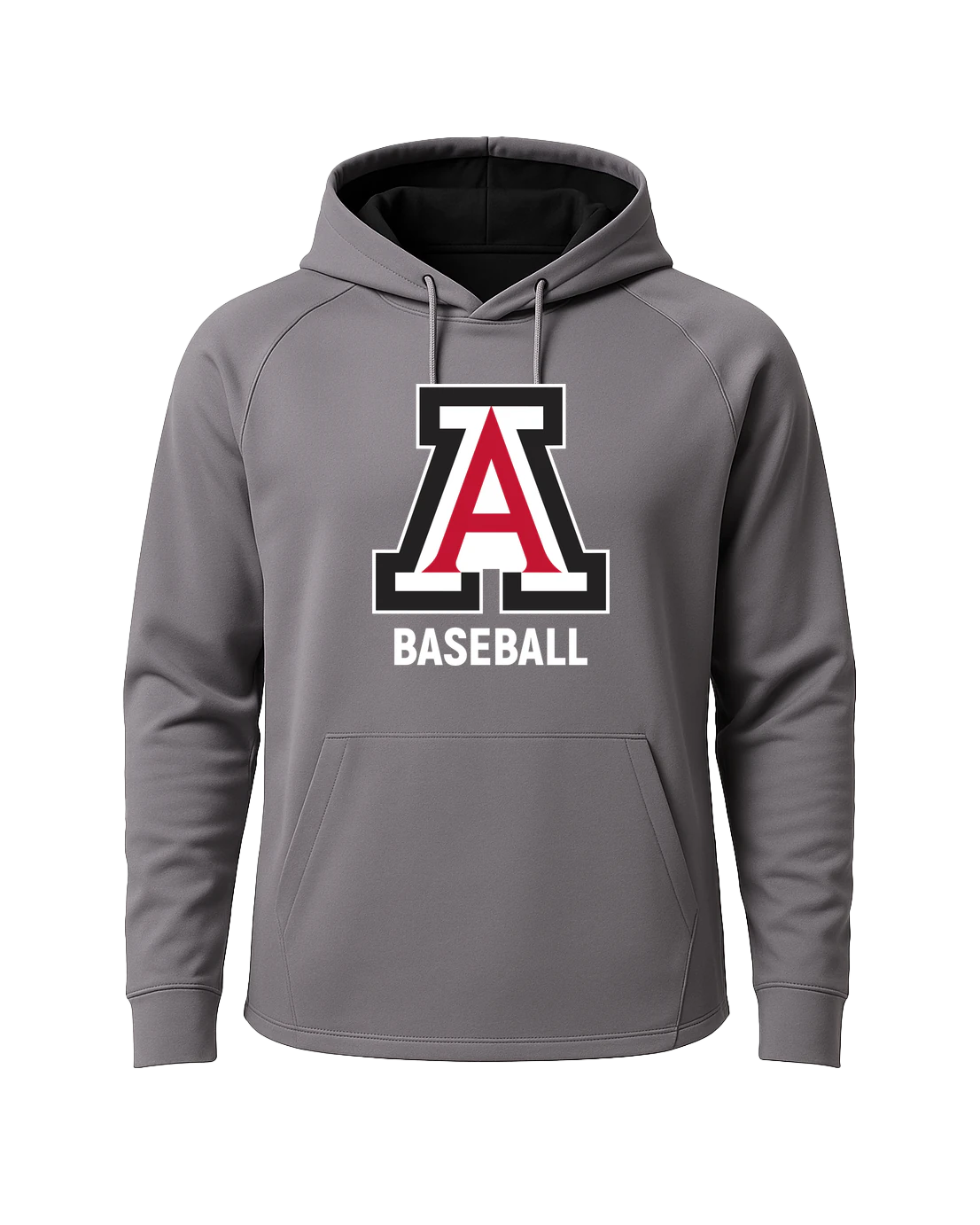 Amboy Baseball - Gray Hoodie - Full Front