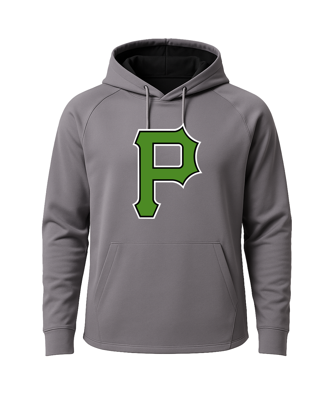 Pipestone Softball - Gray Hoodie - Full Front