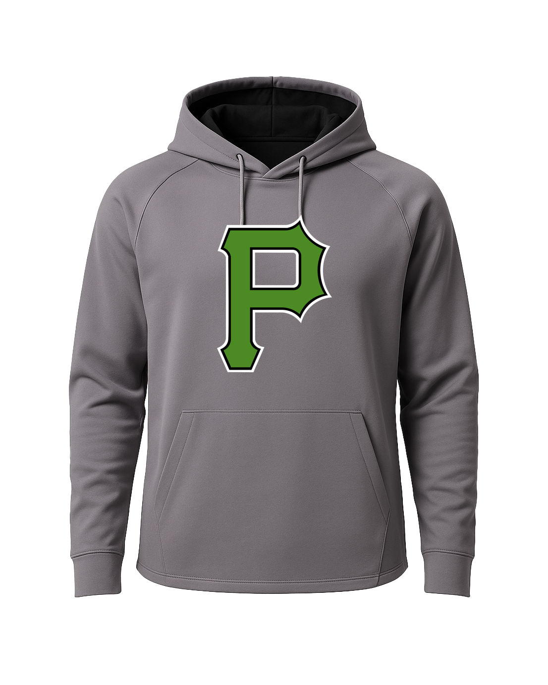 Pipestone Softball - Gray Hoodie - Full Front