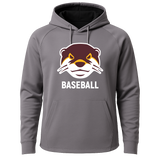 Fergus Falls Baseball - Gray Hoodie - Full Front