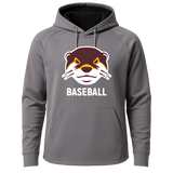 Fergus Falls Baseball - Gray Hoodie - Full Front