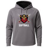 Mille Lacs Softball - Gray Hoodie - Full Front