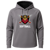 Mille Lacs Softball - Gray Hoodie - Full Front