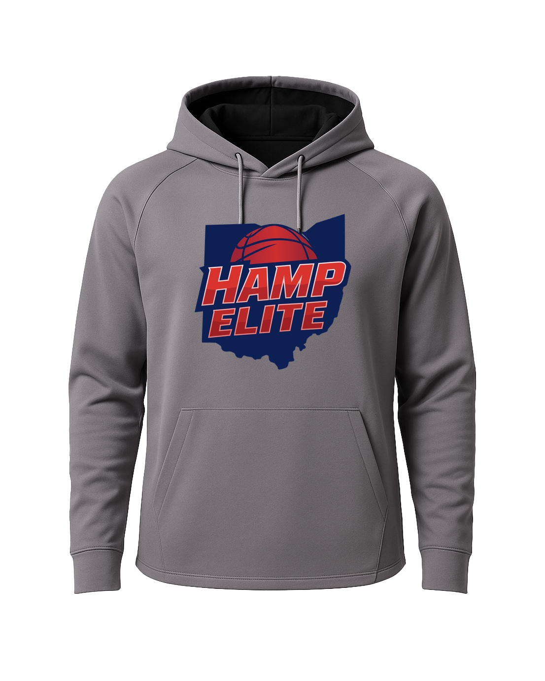 Hemp Elite - Gray Hoodie - Full Front