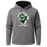 Roseau Softball - Gray Hoodie - Full Front