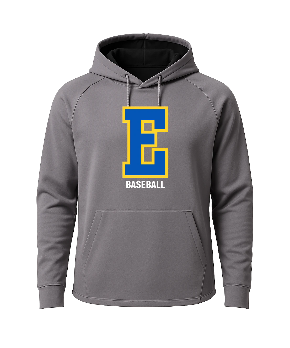 Esko Baseball - Gray Hoodie - Full Front