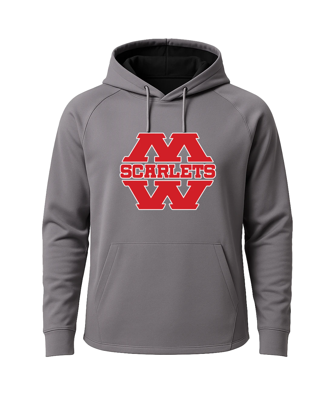 Mankato West Track - Gray Hoodie - Full Front