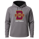 Denfeld Softball - Gray Hoodie - Full Front