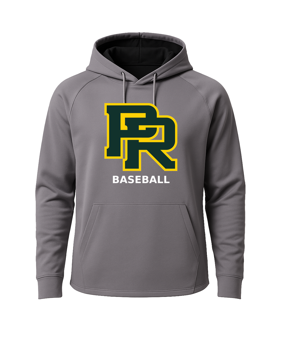 Proctor Baseball - Gray Hoodie - Full Front