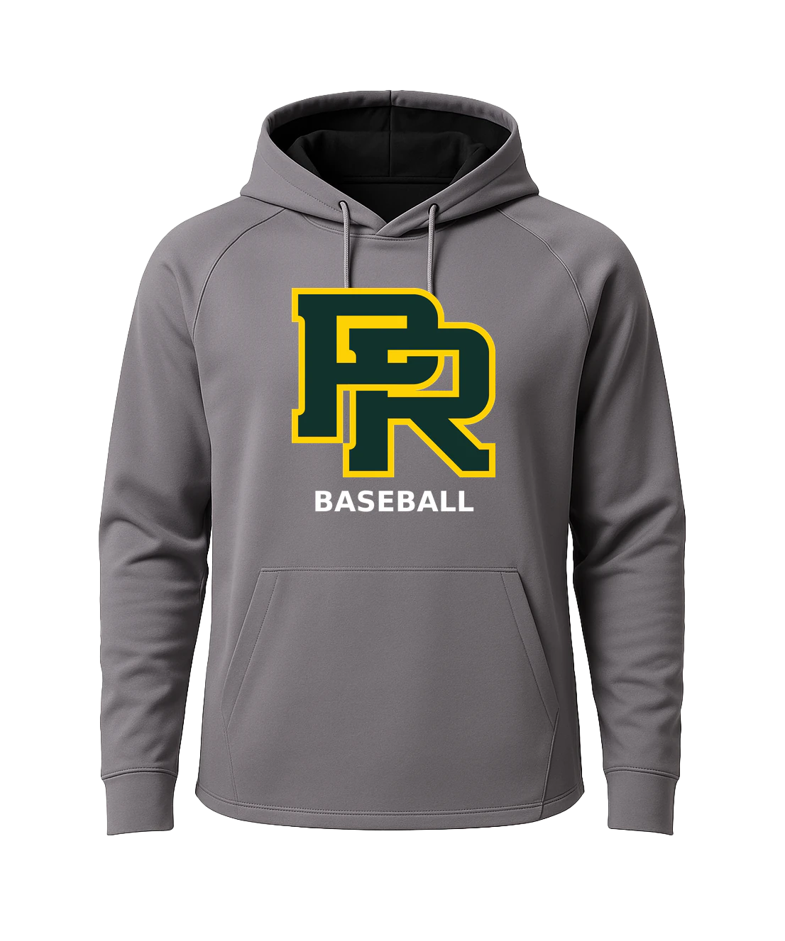 Proctor Baseball - Gray Hoodie - Full Front