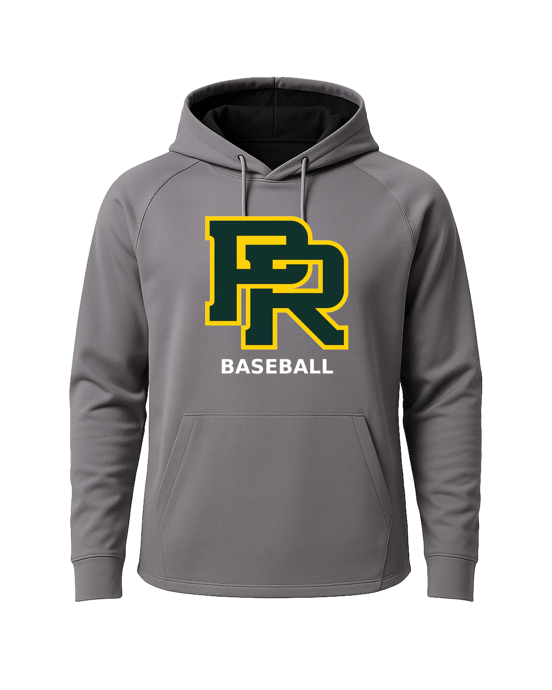 Proctor Baseball - Gray Hoodie - Full Front