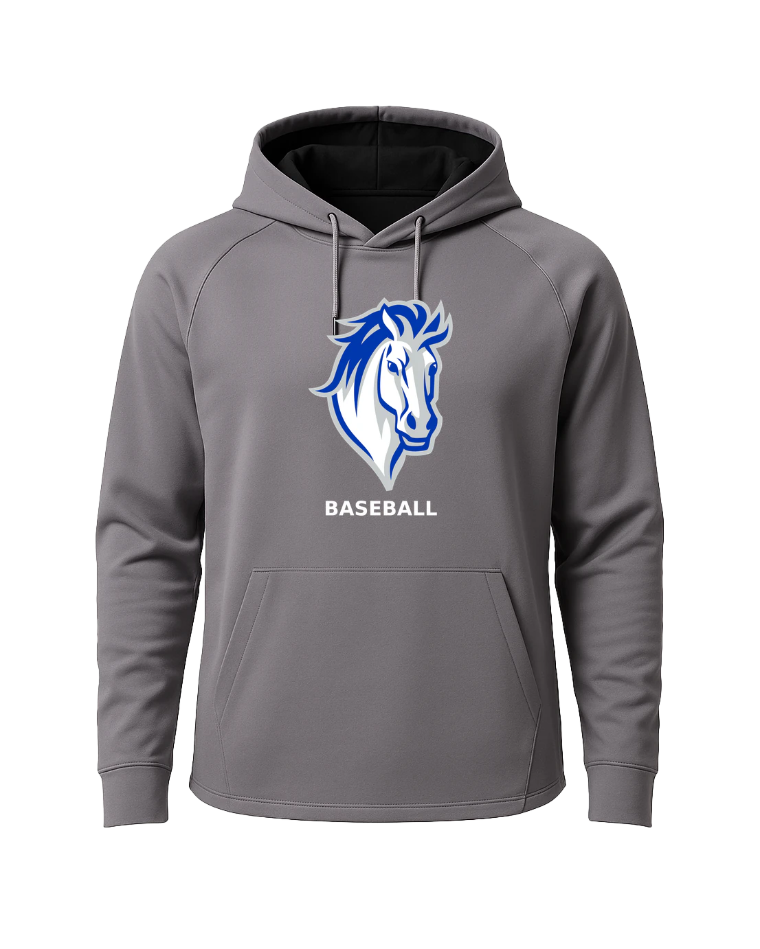 Mora Baseball - Gray Hoodie - Full Front