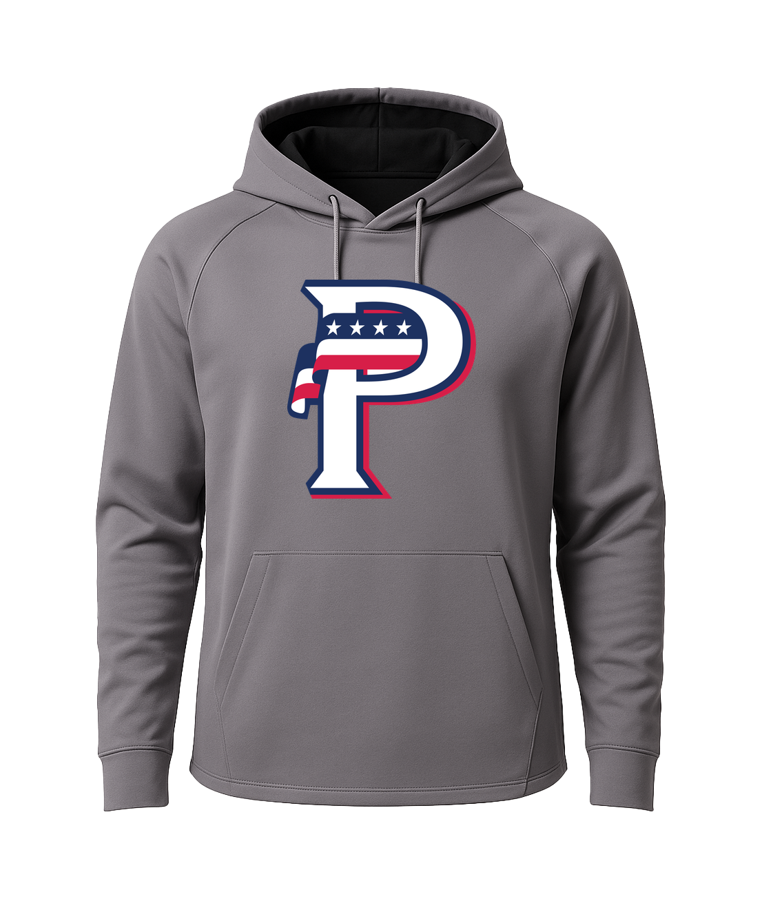 USA BASEBALL - Gray Hoodie - Full Front