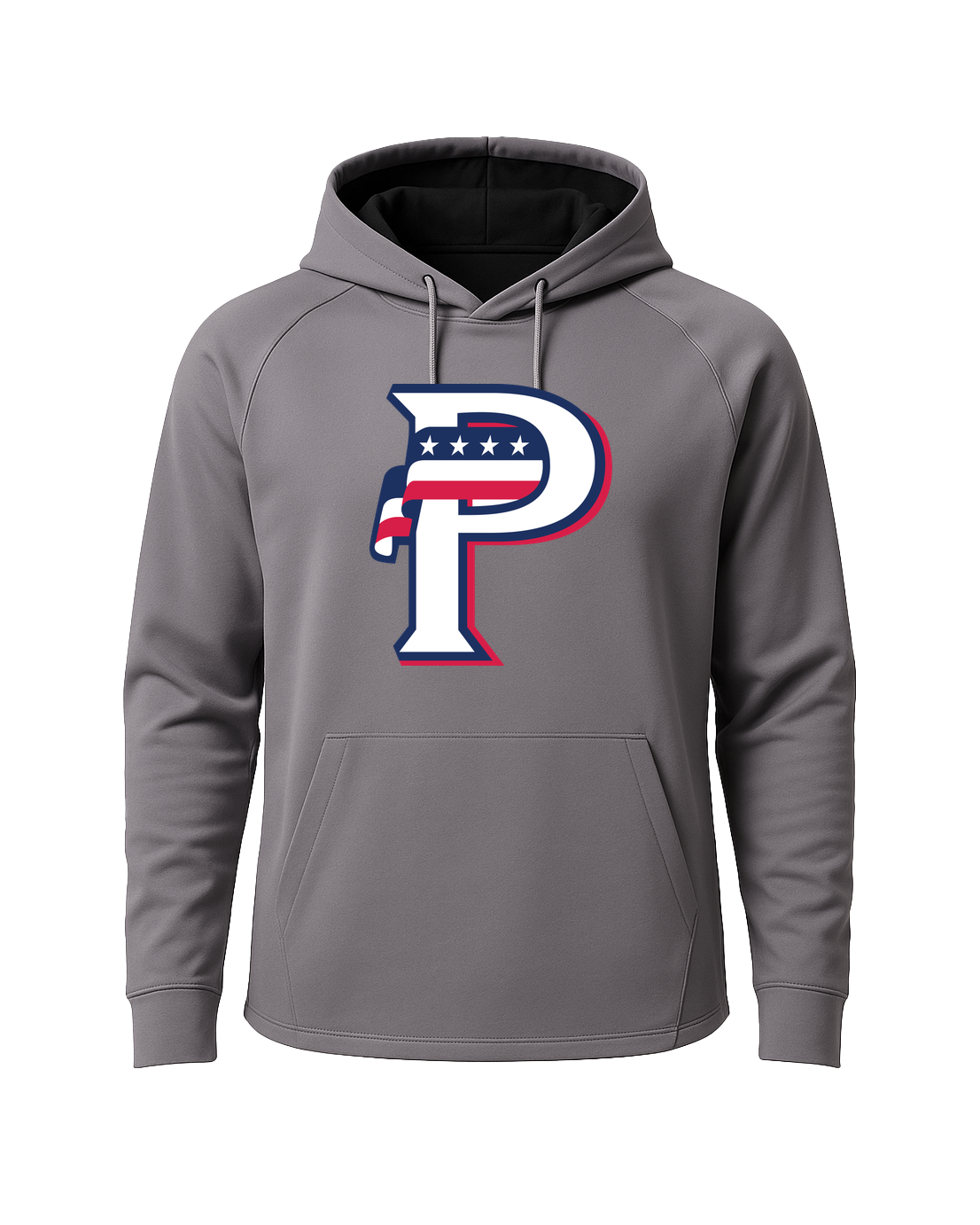 USA BASEBALL - Gray Hoodie - Full Front