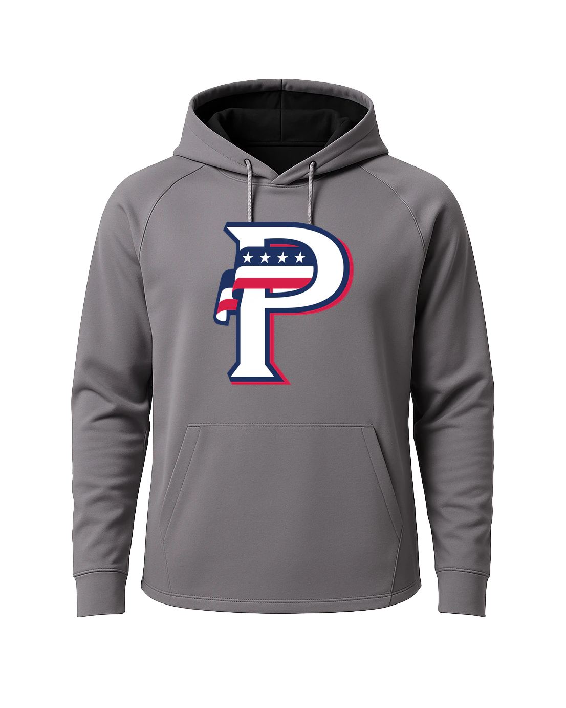 USA BASEBALL - Gray Hoodie - Full Front