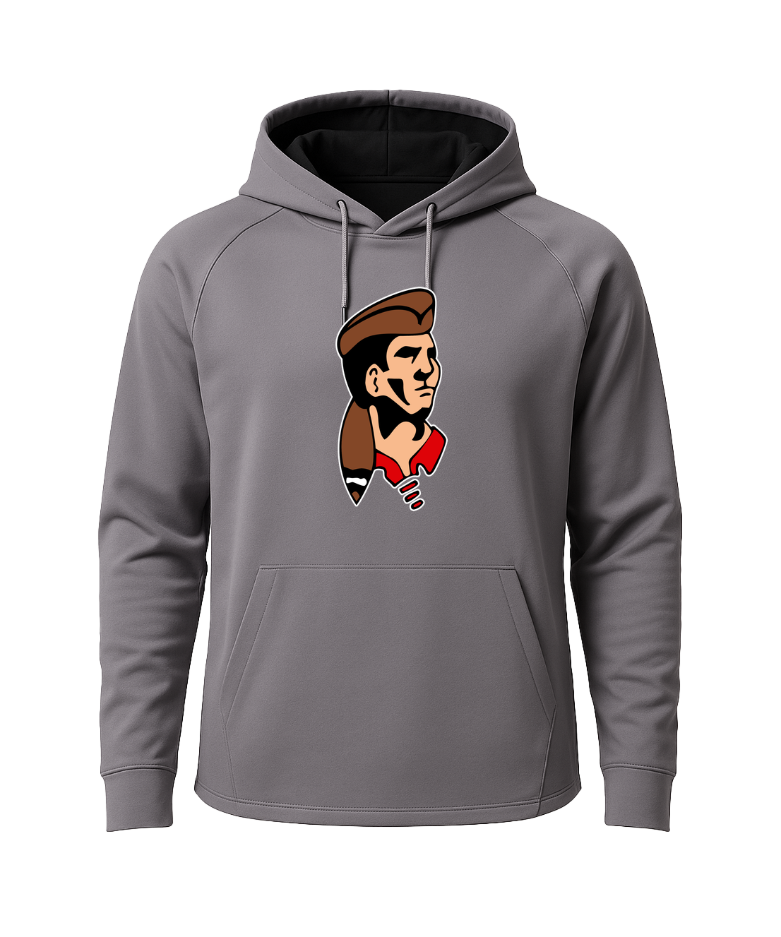 Logan Softball - Gray Hoodie - Full Front