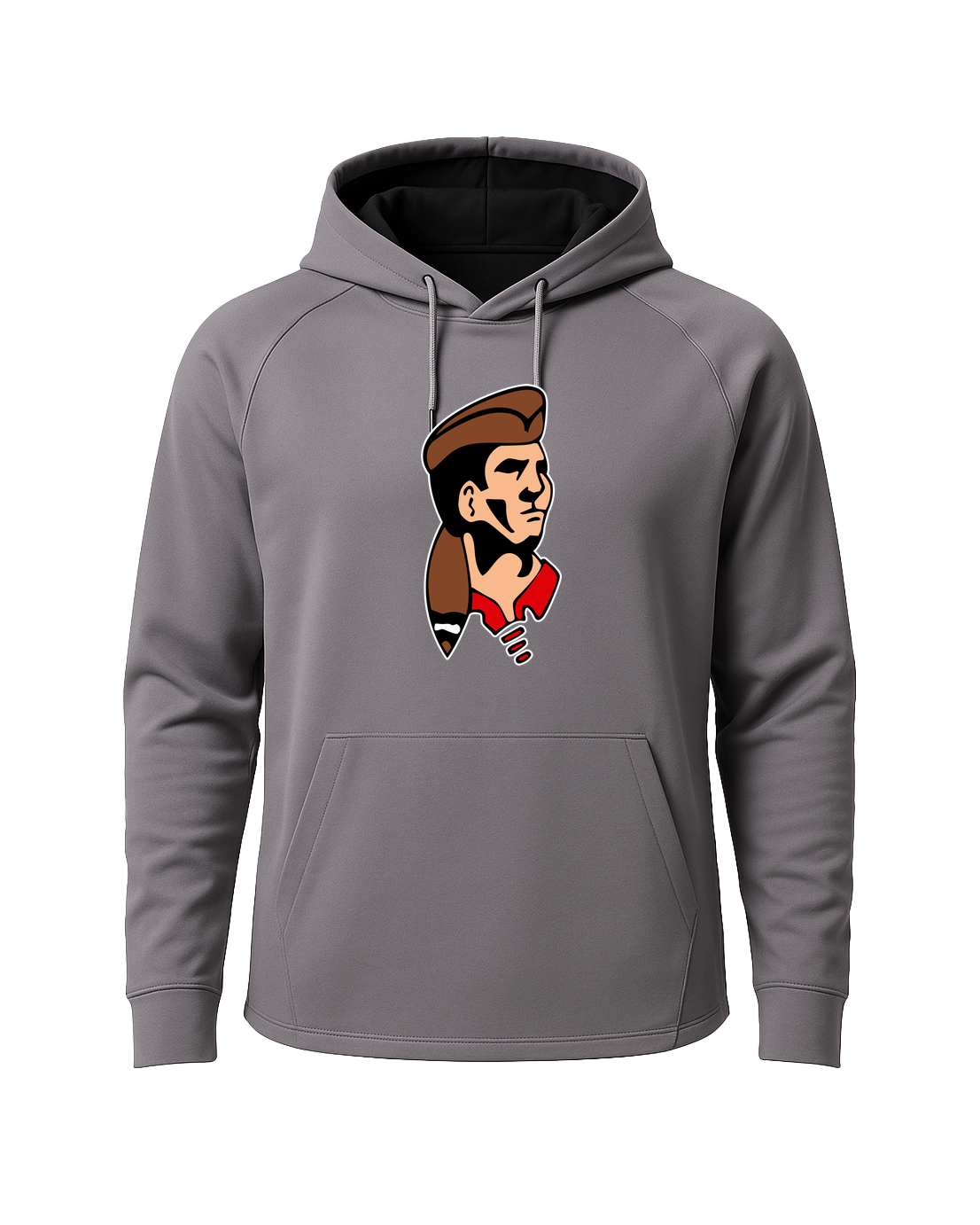 Logan Softball - Gray Hoodie - Full Front