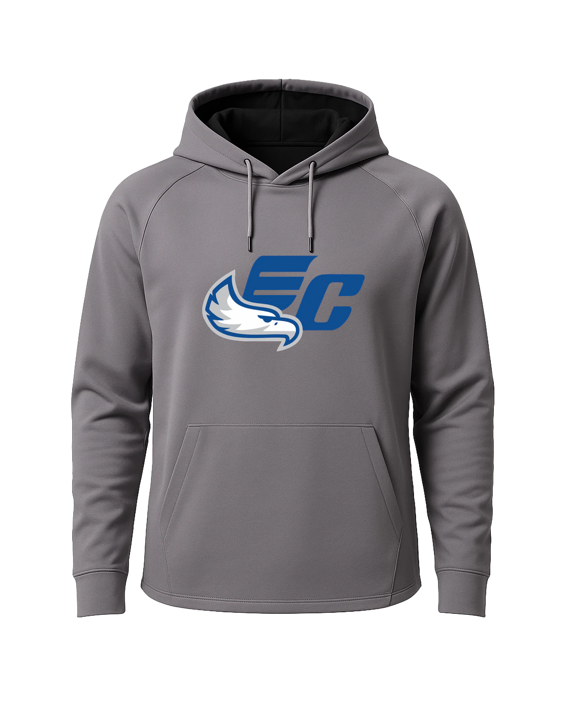 East Central Spring Sports - Gray Hoodie - Full Front