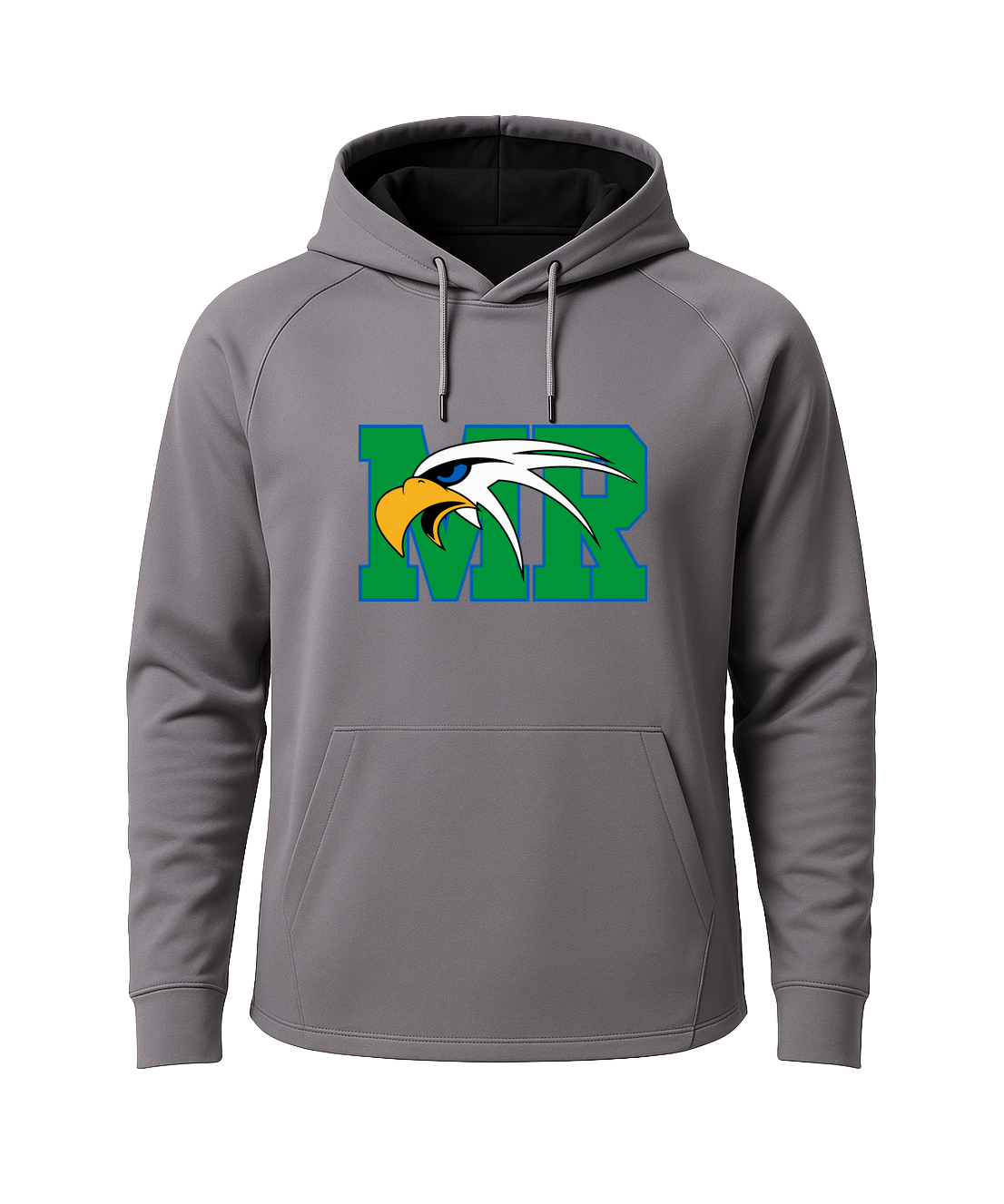 Maple River - Gray Hoodie - Full Front