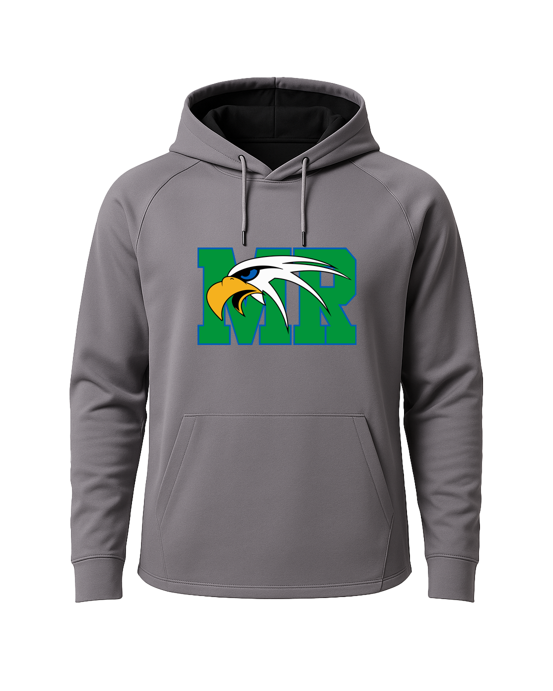 Maple River - Gray Hoodie - Full Front