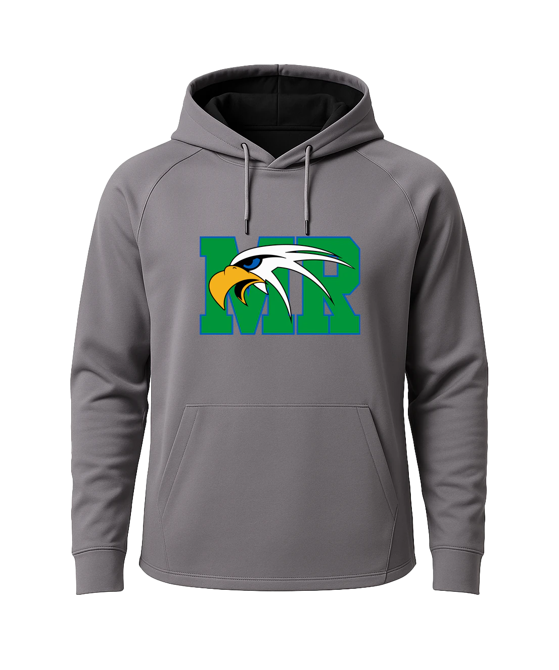 Maple River - Gray Hoodie - Full Front