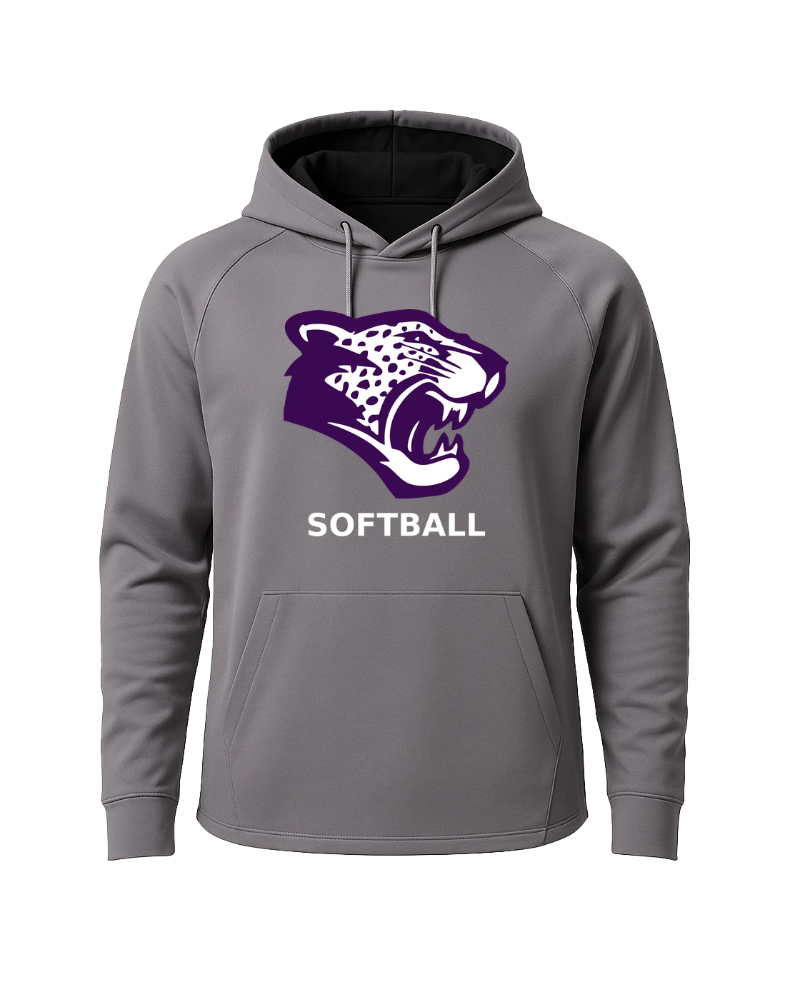 Truman Softball - Gray Hoodie - Full Front