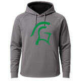 La Crescent Softball - Gray Hoodie - Full Front