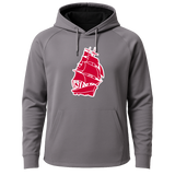 Amboy Softball - Gray Hoodie - Full Front