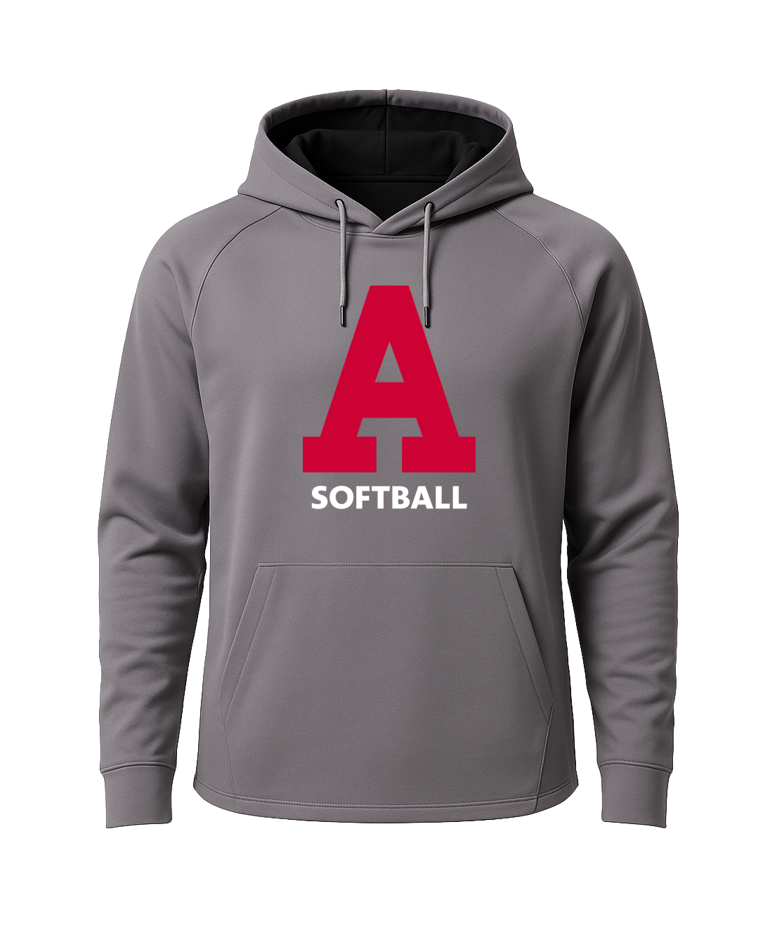 Austin Softball - Gray Hoodie - Full Front