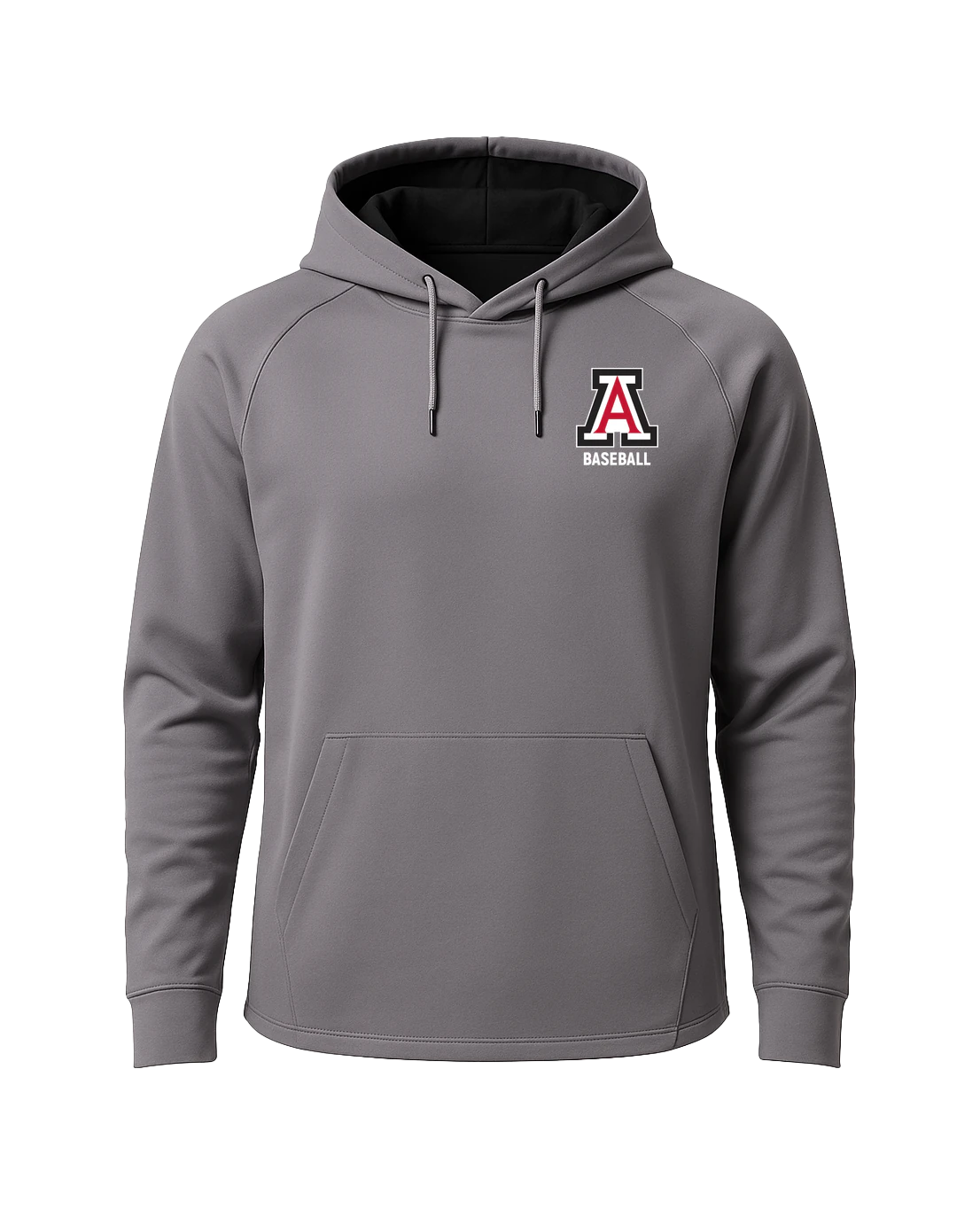 Amboy Baseball - Gray Hoodie - Left Chest