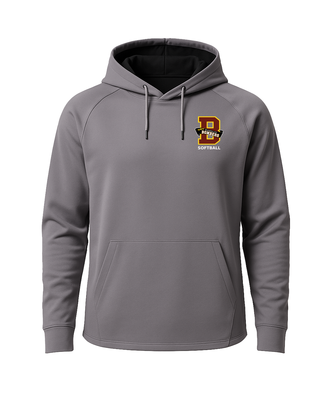 Barnum Softball - Gray Hoodie - Left Chest