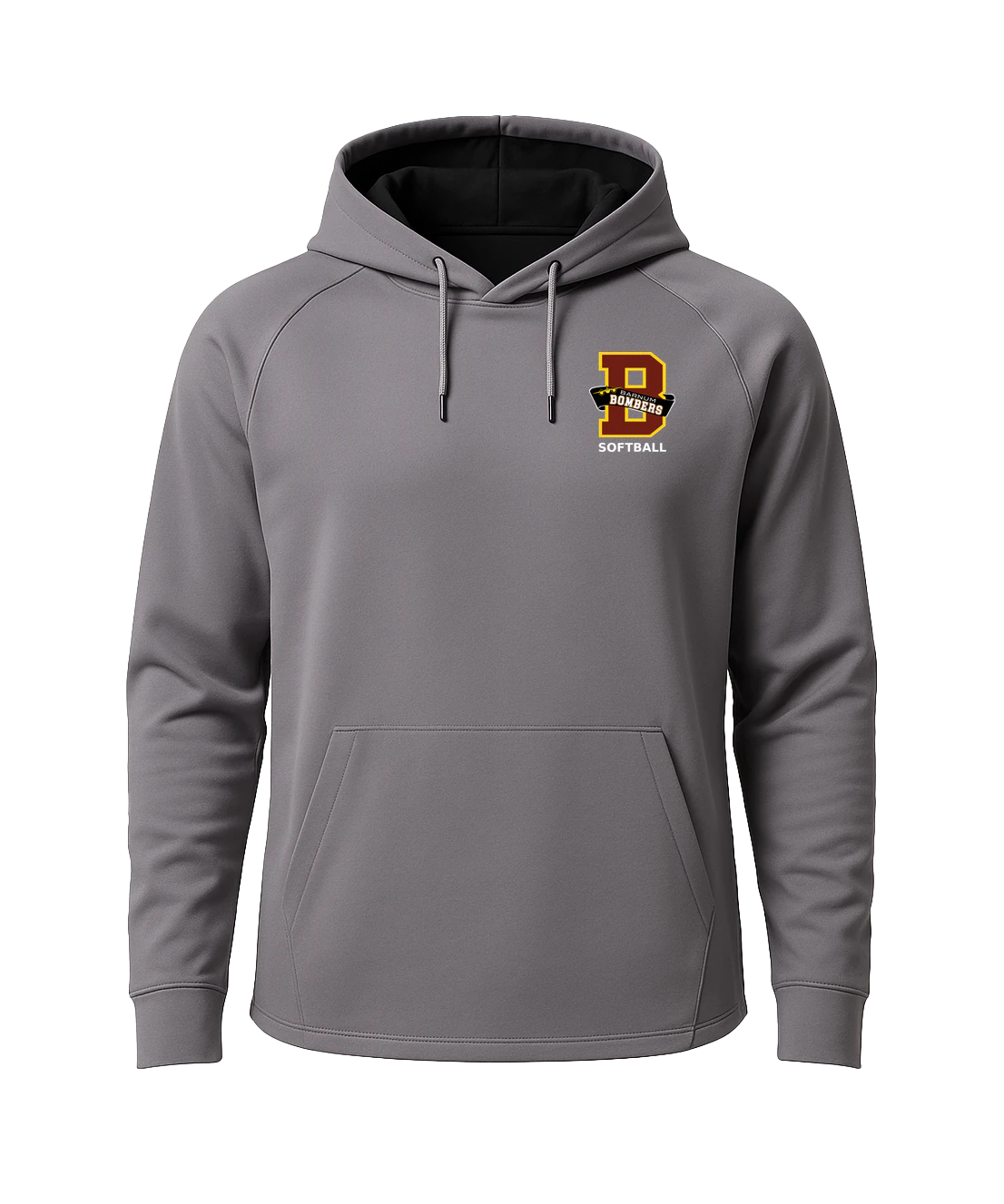 Barnum Softball - Gray Hoodie - Left Chest
