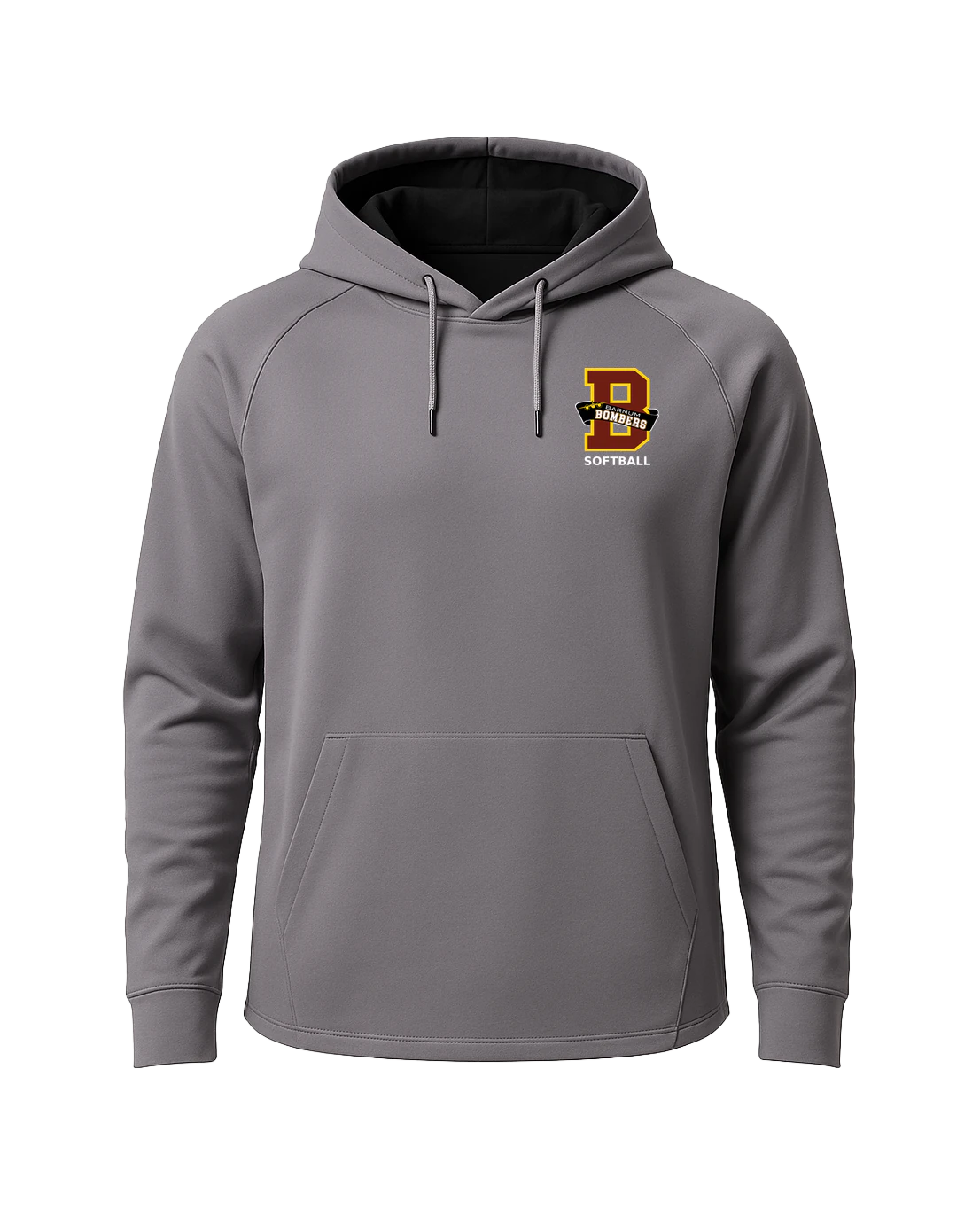 Barnum Softball - Gray Hoodie - Left Chest