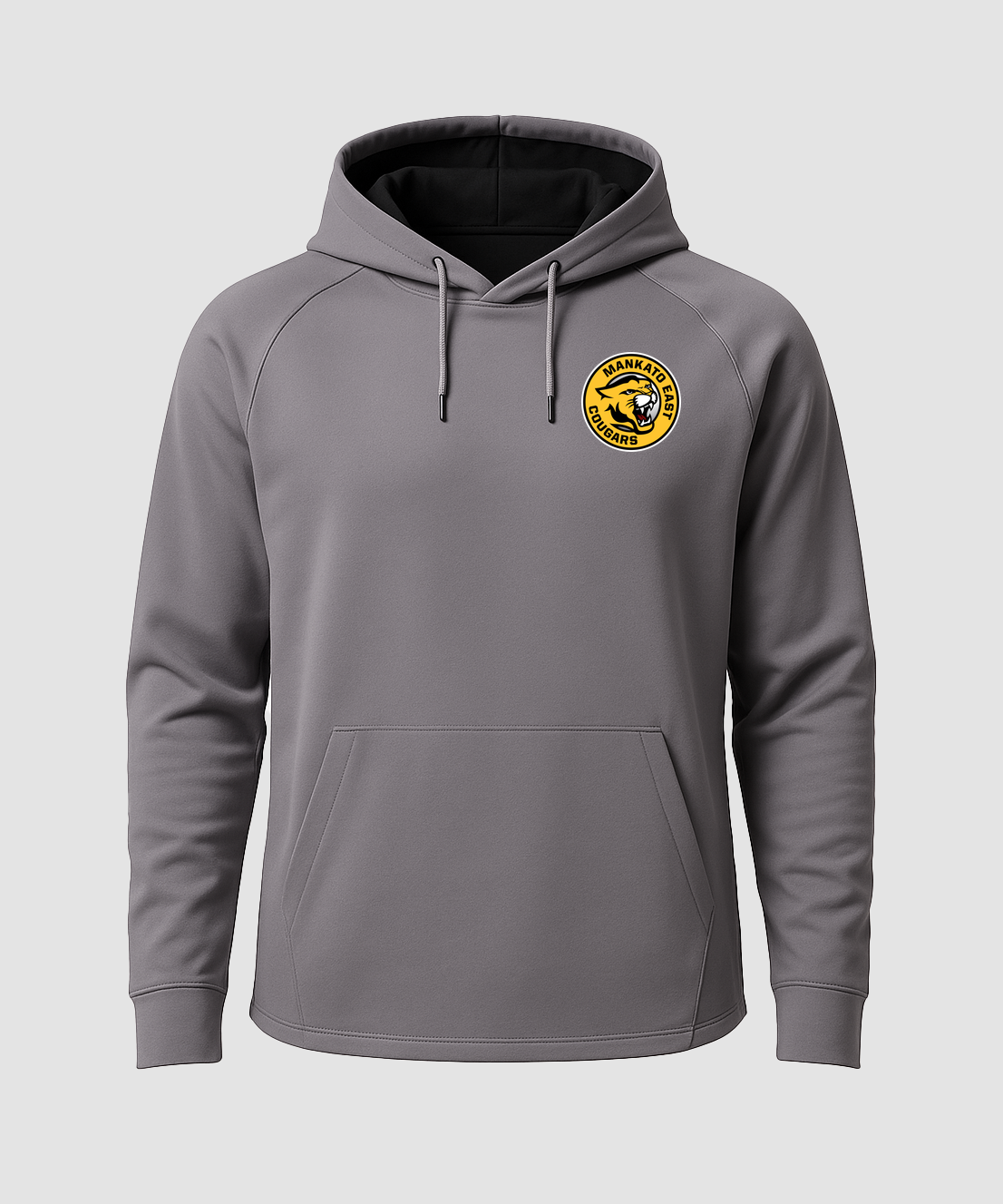 Mankato Testing - Gray Hoodie - Left Chest