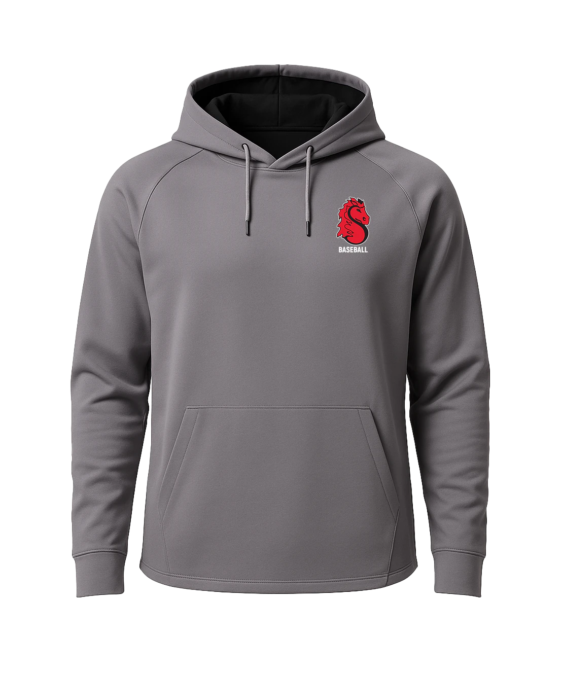 Stillwater Baseball - Gray Hoodie - Left Chest