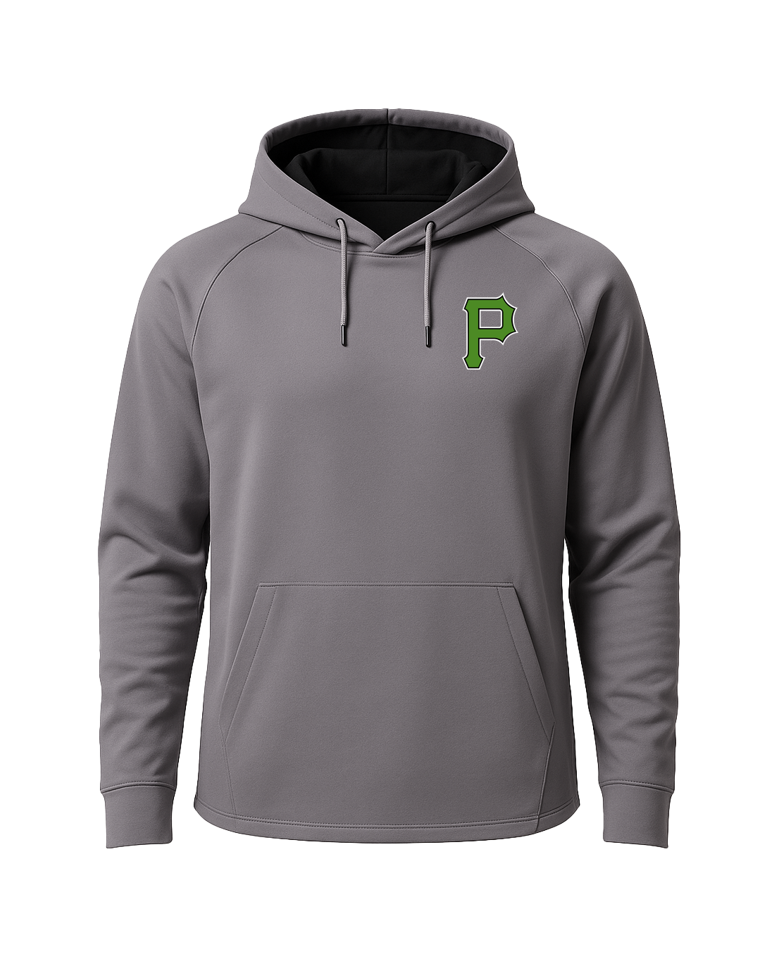 Pipestone Baseball - Gray Hoodie - Left Chest