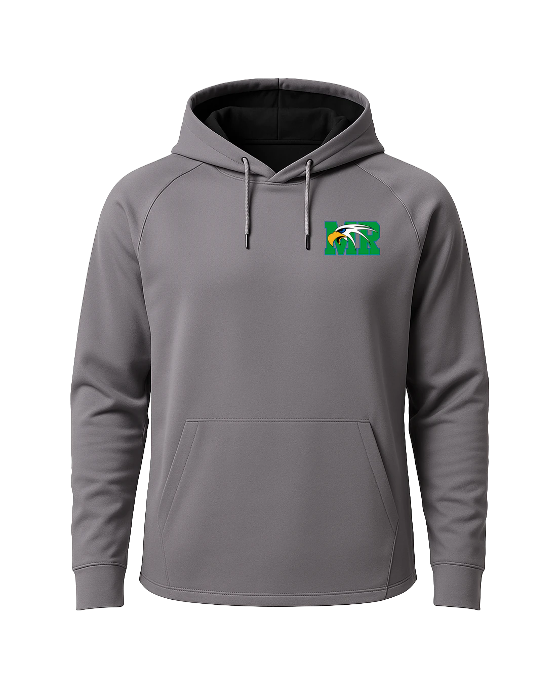 Maple River - Gray Hoodie - Left Chest