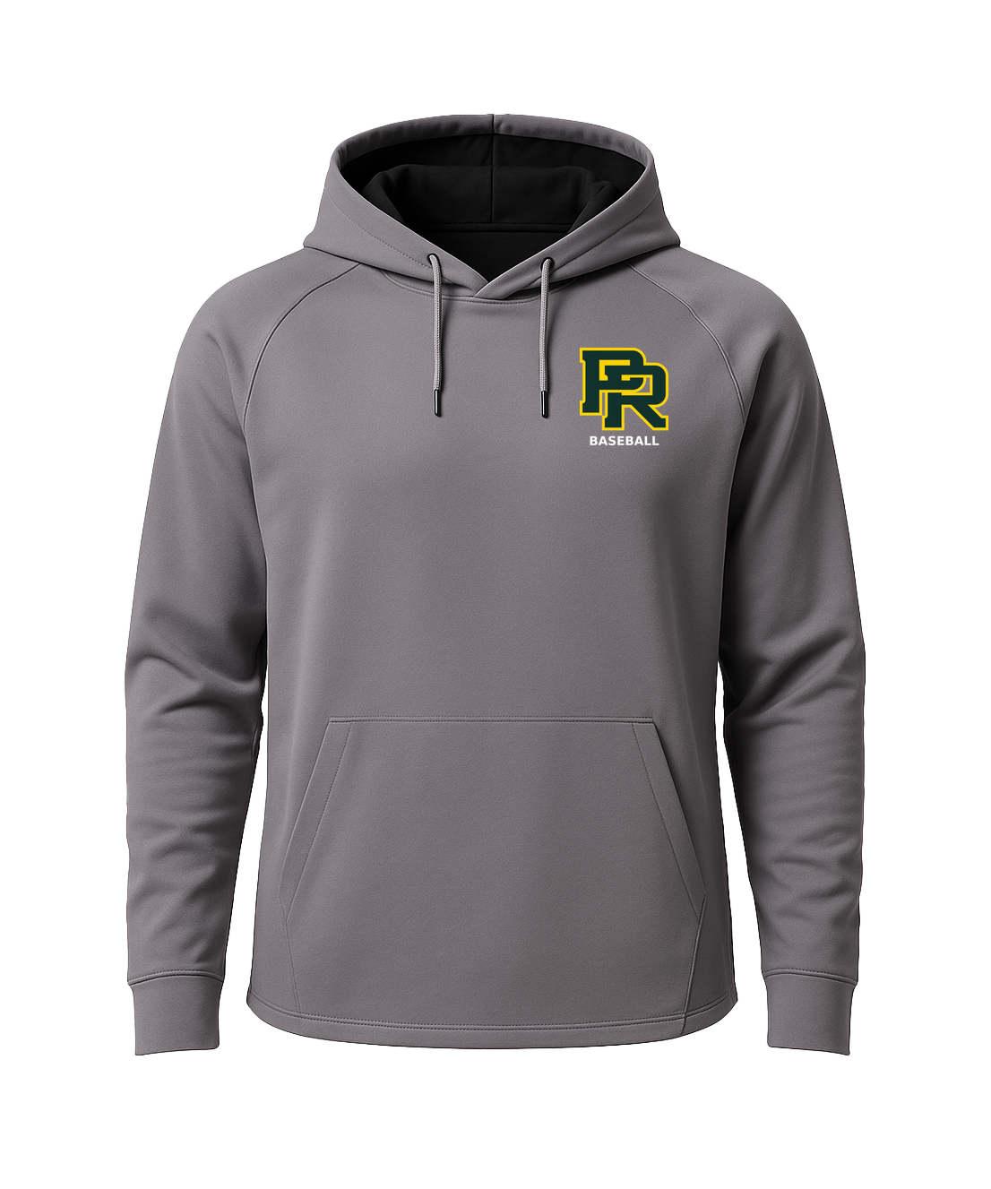 Proctor Baseball - Gray Hoodie - Left Chest